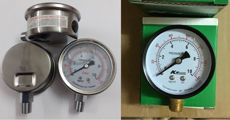 Đồng hồ đo áp suất nước 10kg