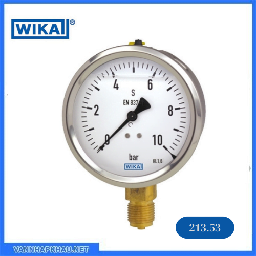 Đồng hồ đo áp suất Wika 213.53